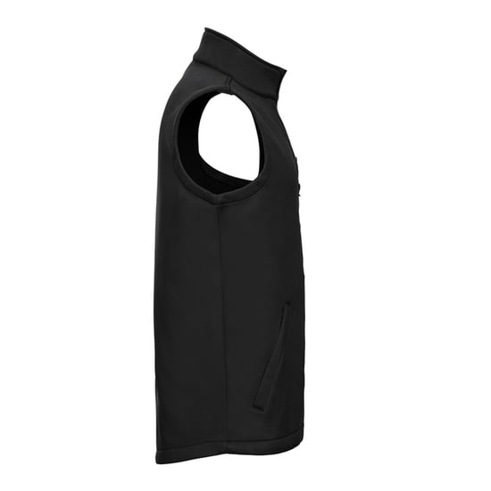 Russell Mens Smart Softshell Gilet (Black) - Image 3