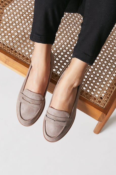 Wide Fit Lara Penny Loafers - Image 1