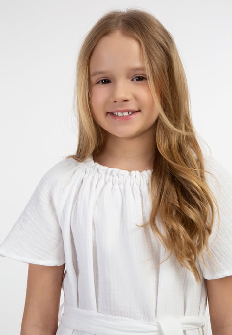 Dreimaster Dress Girls white - Image 5