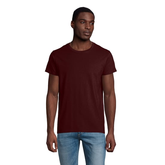 SOLS Mens Crusader Organic T-Shirt (Burgundy) - Image 4