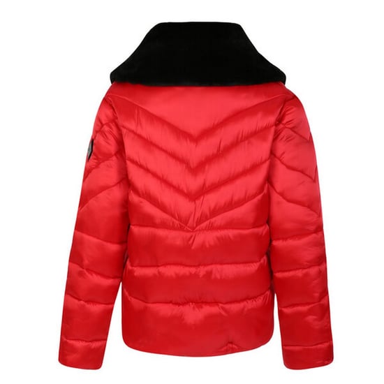 Dare 2B Womens/Ladies Julien Macdonald Suppression Contrast Panel Padded Jacket (Volcanic Red) - Image 2