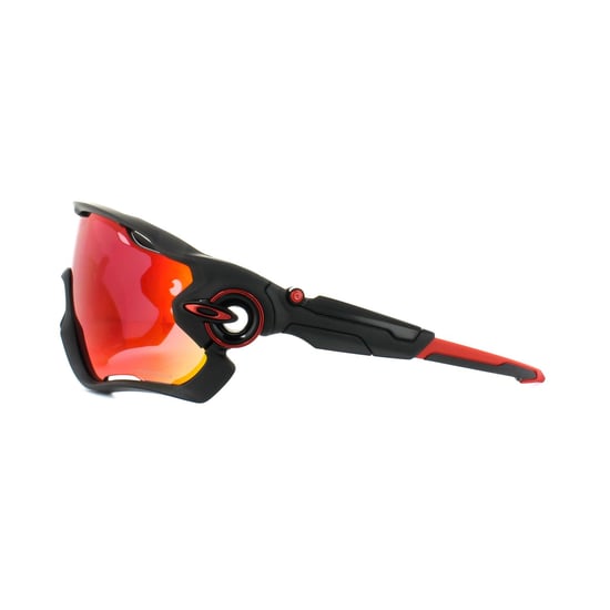 Gafas de sol Oakley Wrap para hombre en negro mate con lentes Prizm Road - Image 3