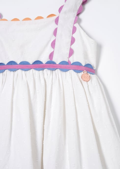 Lia White Rik Rak Dress - Image 3
