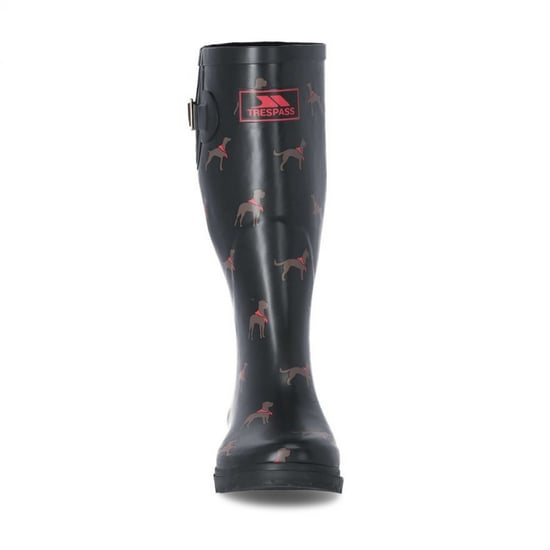 Trespass Womens/Ladies Samira Wellington Boots (Dog Print)