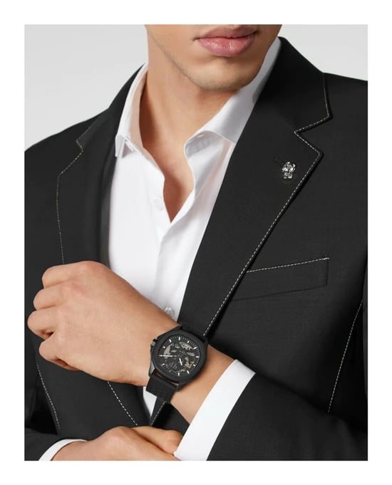 Reloj Negro para Hombre Philipp Plein $keleton $pectre PWRAA0923 - Image 4