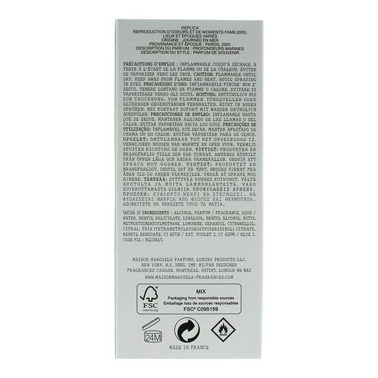 Maison Margiela Replica Sailing Day Eau De Toilette 100ml
