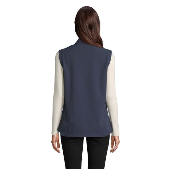 SOLS Womens/Ladies Race Softshell Body Warmer (French Navy) - Image 2
