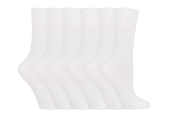 Paquete de 6 calcetines para diabéticos no elásticos con costuras en los dedos unidas a mano - Image 1