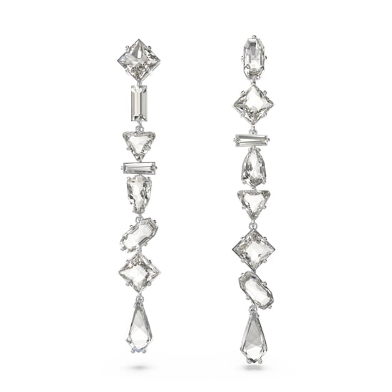 Swarovski 'Mesmera' Women's Base Metal Drop Earrings - Silver 5661687 - Image 1