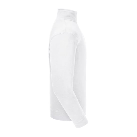 Russell Mens Authentic Zip Neck Sweatshirt (White) - Image 3