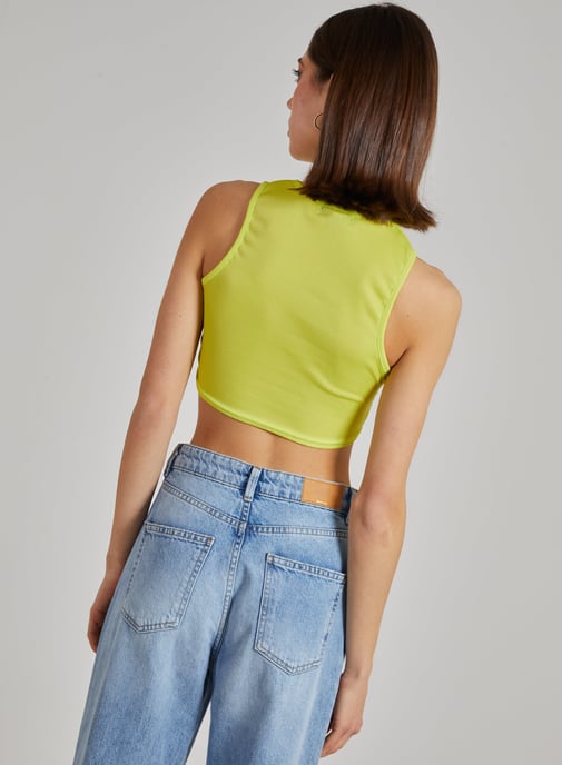 Oakland Ribbed Cropped Vest