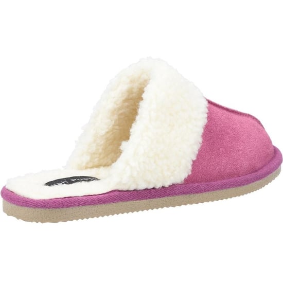 Hush Puppies Womens/Ladies Arianna Suede Slippers (Pink) - Image 2