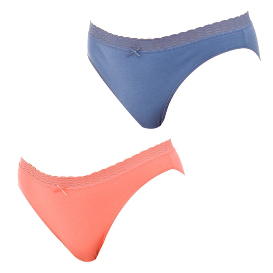 Pack-2 Eco-Dim panties with matching interior lining D09AJ women