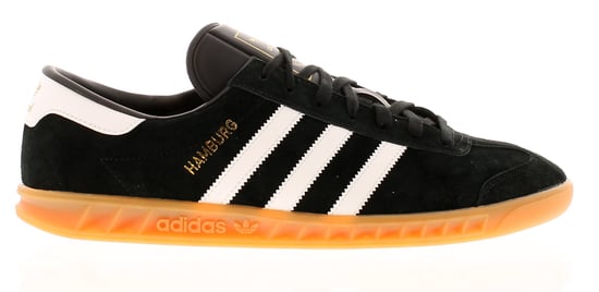 Adidas Originals Mens Trainers Hamburg Leather Lace Up black