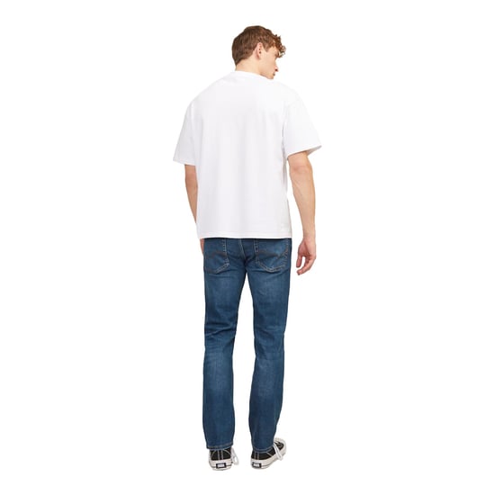 Jack & Jones Men's Blue Jeans Regular Fit Casual 5-Pocket Design - Image 4