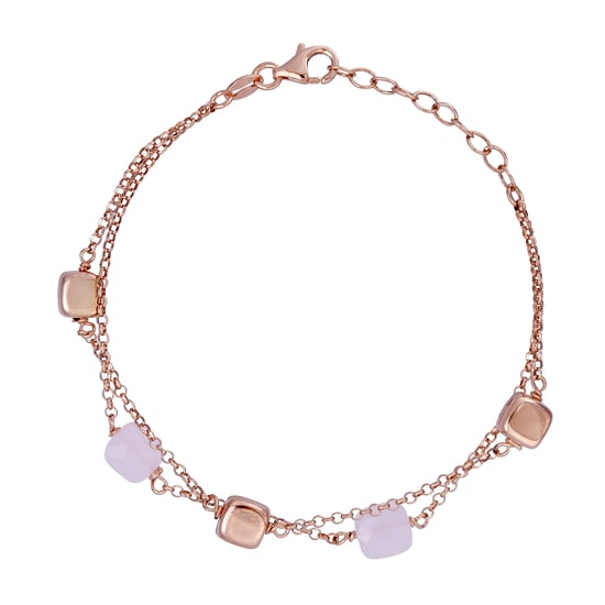 Orphelia 'Joelle' Women's 925 Sterling Silver Bracelet - Rose ZA-7432 - Image 1