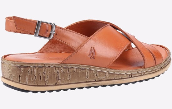 Hush Puppies Elena Cross Over Wedge Womens