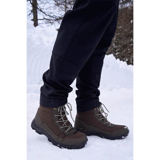 Mountain Warehouse Mens Ohio Fleece Lined Snow Boots (Brown)