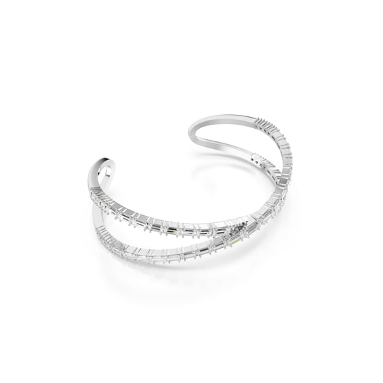 Swarovski 'Hyperbola' Women's Base Metal Bracelet - Silver 5677626 - Image 3