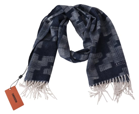 Pañuelo de cuello unisex de punto de cachemira multicolor para hombre de Missoni - Image 3