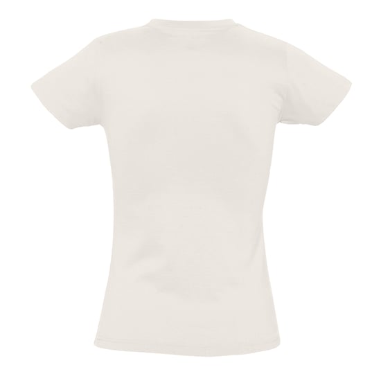 SOLS Womens/Ladies Imperial Short-Sleeved T-Shirt (Off White) - Image 2