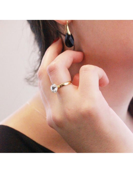 Anillo Acacia - Oro y Cristal - Image 2