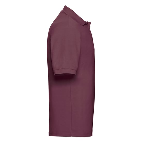 Russell Mens Classic Polycotton Polo Shirt (Burgundy) - Image 3