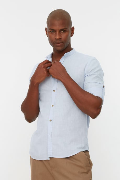Trendyol Men's  Straight  Shirt - Image 3