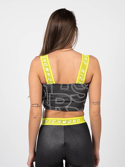 Richmond Sport Top Fitness Mujer Negro - Image 4