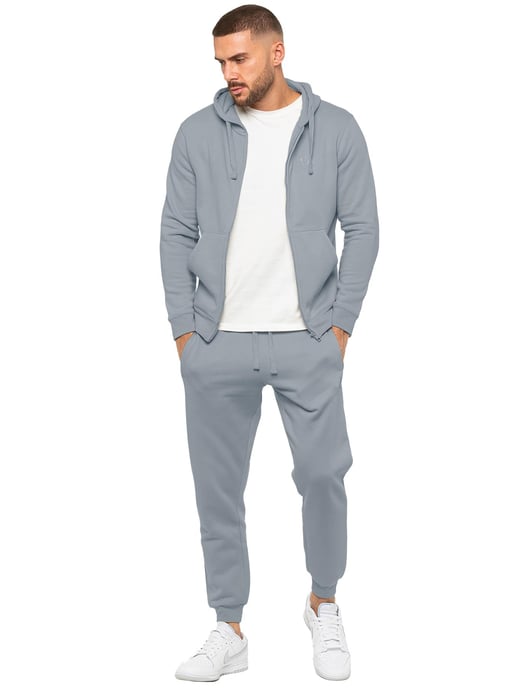 Enzo | Conjunto de chándal con capucha y cremallera para hombre - Image 1