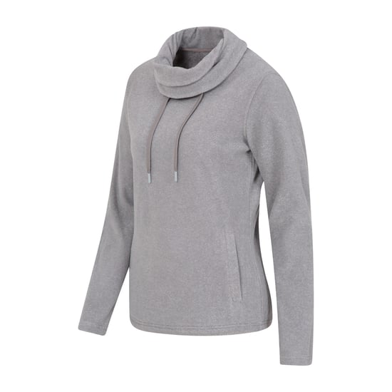 Mountain Warehouse Womens/Ladies Hebridean Cowl Neck Fleece Top (Dark Grey) - Image 3