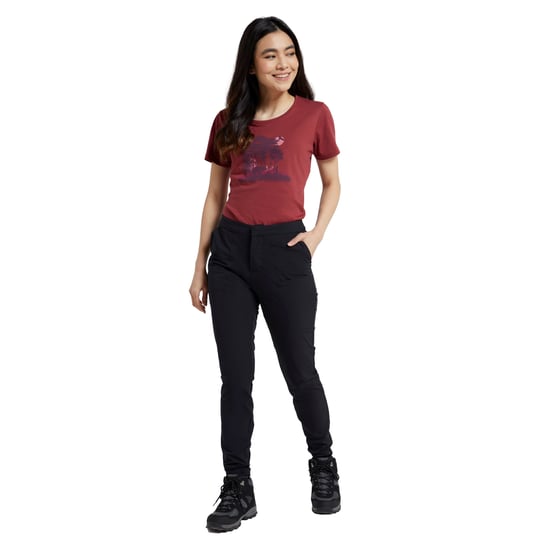 Mountain Warehouse Womens/Ladies Kesugi Stretch Slim Trousers (Black) - Image 5