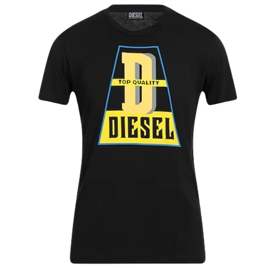Diesel camiseta negra con logo de alta calidad - Image 1
