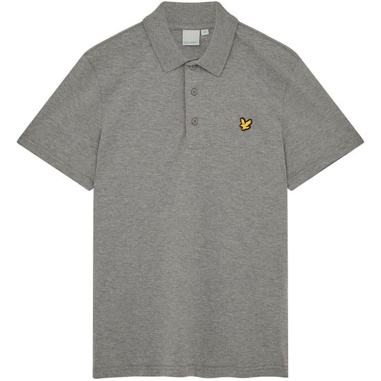 Camiseta polo deportiva de manga corta Lyle & Scott en gris - Image 3