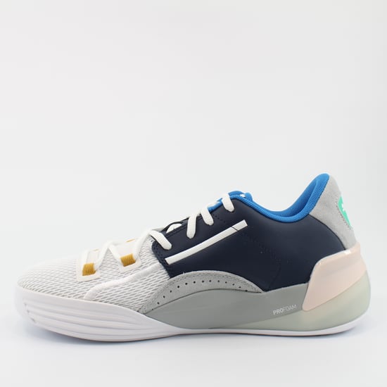Puma Clyde Hardwood Mens Synthetic Lace Up Trainers 193664 01