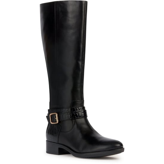 Geox D Felicity Leather Women's Black Boots - Image 1