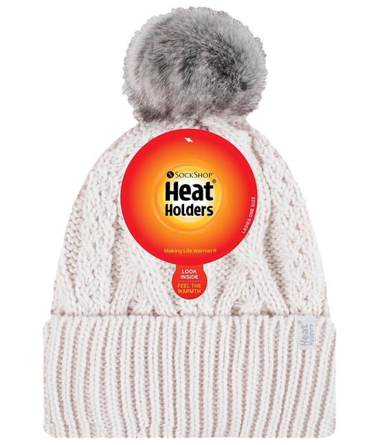 Gorro de mujer con puño de canalé y forro polar - Image 2