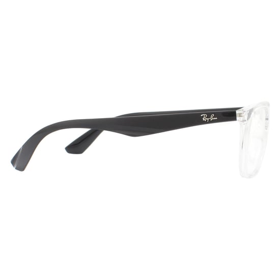 Montura de Gafas Ray-Ban RX7047 5943 Transparente y Negra Hombre Mujer - Image 4