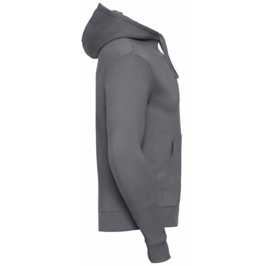 Russell Mens Authentic Hooded Sweatshirt / Hoodie (Convoy Grey) - Image 3