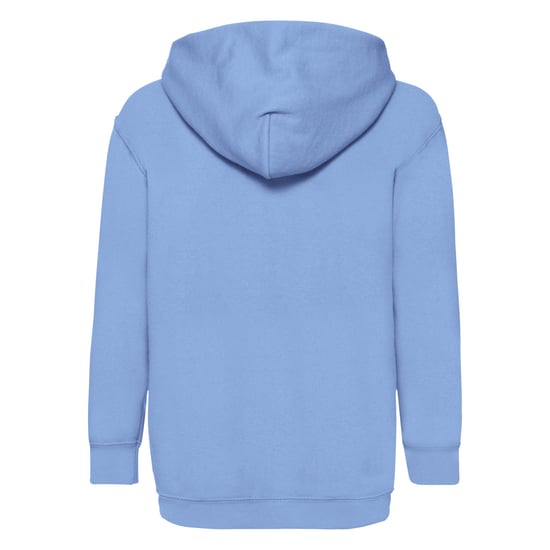 Fruit of the Loom Childrens/Kids Classic Hooded Sweatshirt (Sky Blue) - Image 2