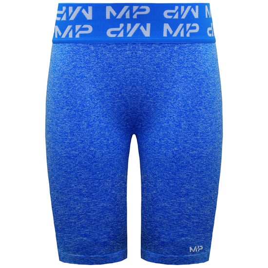 MyProtein Curve Womens Bright Blue Cycling Shorts - Image 1