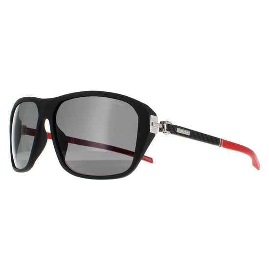 Chopard Rectangle Mens Matte Sandblasted Black Smoke Polarized  SCH292
