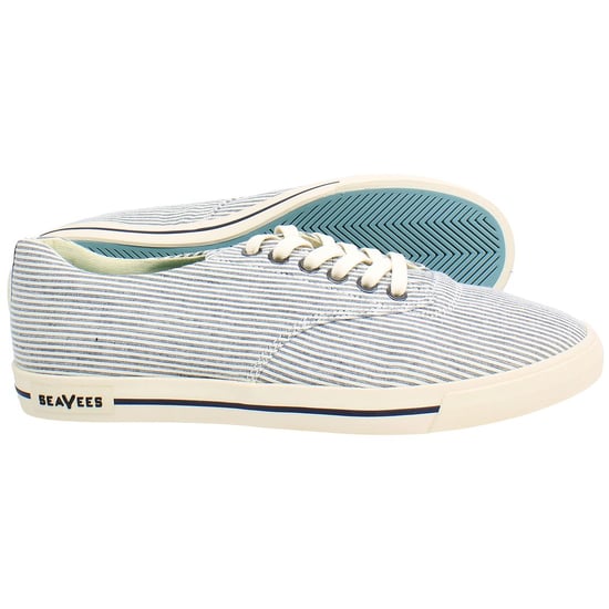 Seavees Hermosa Seersucker Zapatillas de Hombre Azules - Image 4