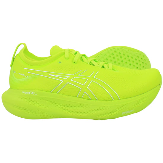 Asics Gel-Nimbus 25 Mens Lime Running Shoes - Image 3