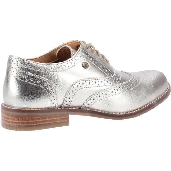 Hush Puppies Natalie Female Lace Ladies Shoes GOLD - Image 2
