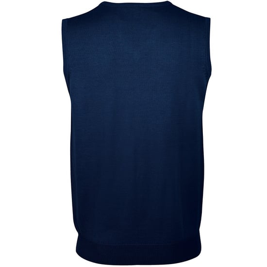 SOLS Mens Sleeveless V Neck Sweater Vest (Navy)