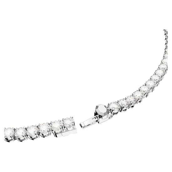 Swarovski 'Matrix' Women's Base Metal Necklace - Silver 5681796 - Image 3