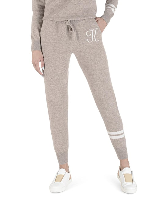 Pantalones de chándal de cachemira premium - Image 1