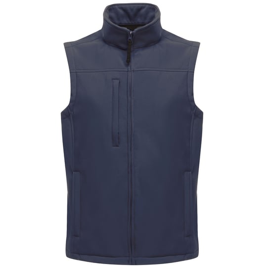 Regatta Mens Flux Softshell Bodywarmer / Sleeveless Jacket (Water Repellent & Wind Resistant) (Navy/Navy) - Image 1