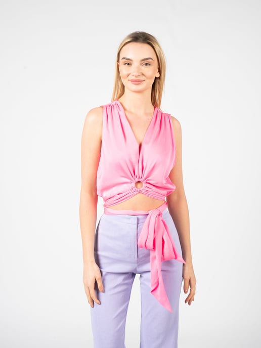 Pinko Top Tremulo Woman's Pink